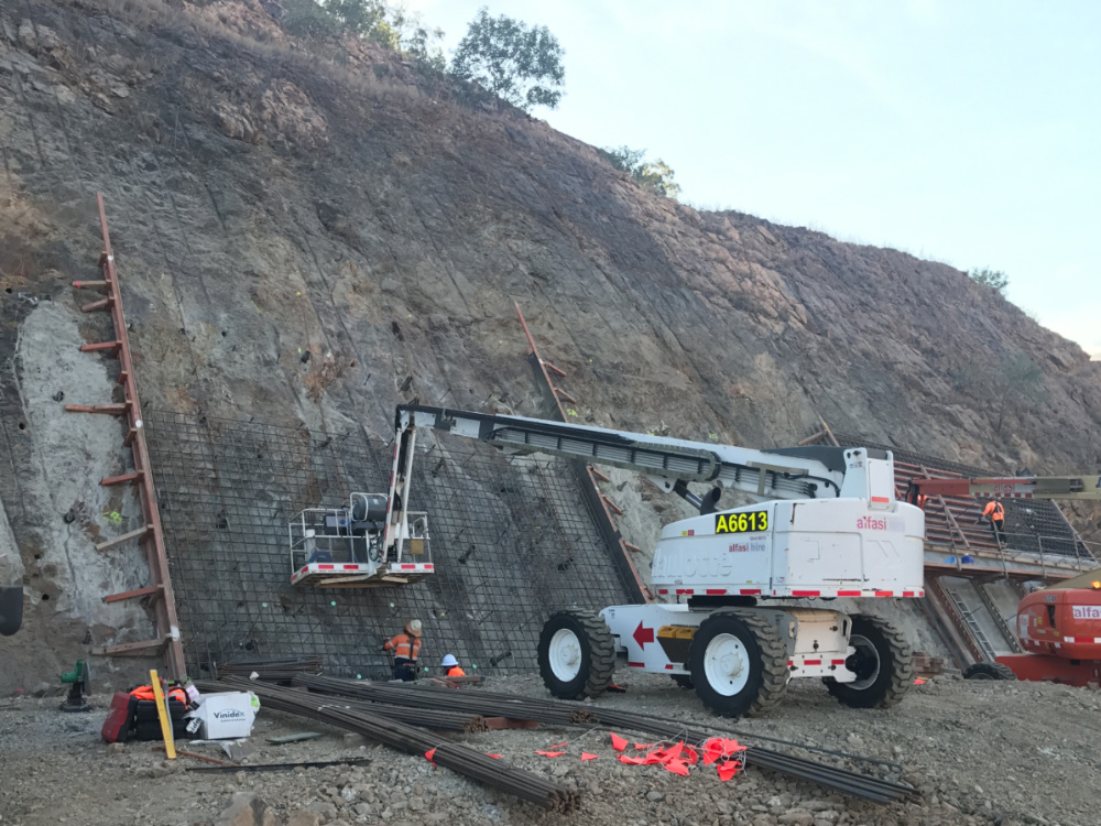 Niepe subcontracted to upgrade the Boondooma Dam including the removal of rock and application of anchors, Construction of a Spillway Defence System, FRP of Structural elements Concrete lining of Spillway walls and Pavement for access